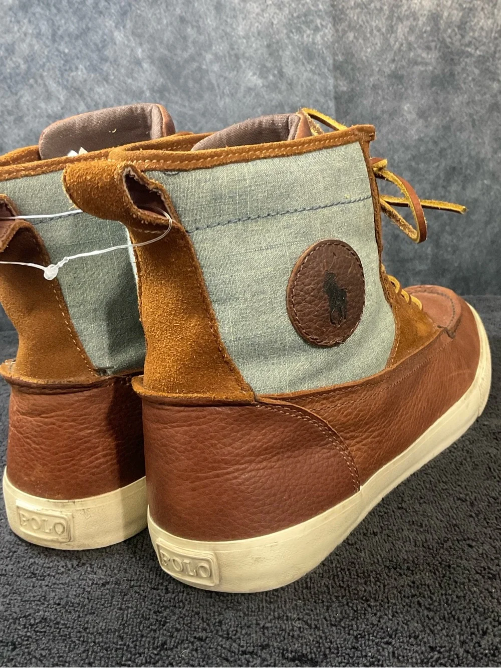 Polo by Ralph Lauren Size 12 Tynedale Brown Leather Boots